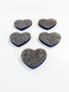 5 Schaumstoff Herzen